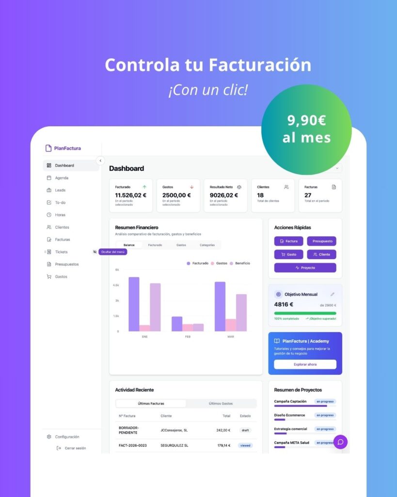 planfactura app autonomos