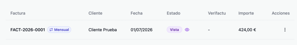 como crear una factura recurrente como crear una factura recurrente